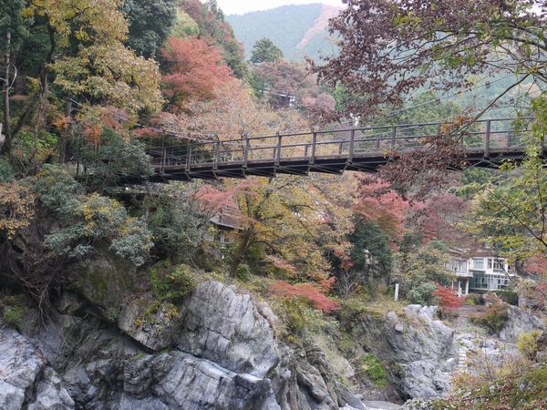 鳩ノ巣渓谷は通行止めだった