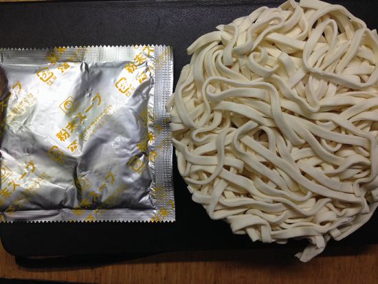 マルちゃん正麺　カレーうどんを食べた