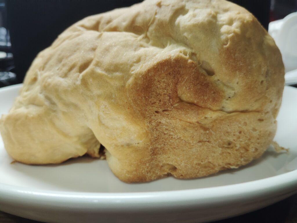 ２時間コース　いびつなパンが出来上がった